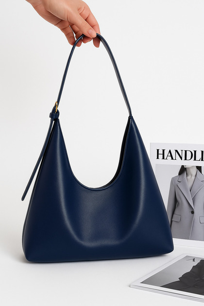 Luxury Hobo Leather Shoulder Bag