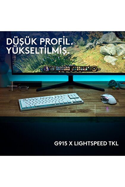 logitech G915 X LightSpeed TKL Düşük Profilli Rgb Aydınlatmalı GL