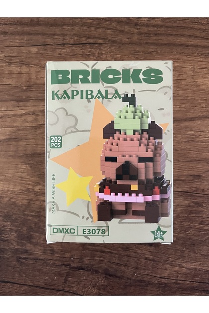 synshop 202 Parça Capybara Kapibara Bricks Karakter Figürü 3d