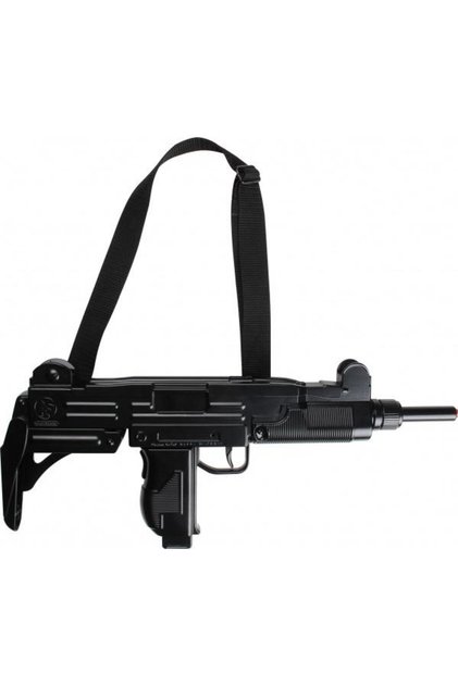 Jucarie Mitraliera Uzi, culoare negru, 12 capse