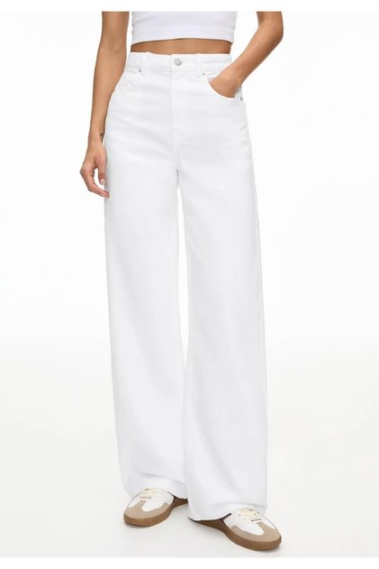 Peny White Casual Women's Palazzo Relaxed Fit Jean Denim Trousers New Season-13
