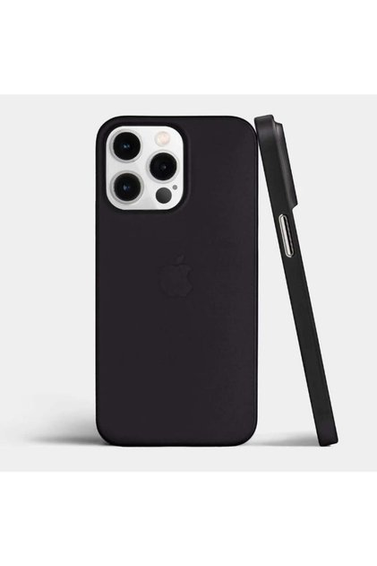 iPhone 15 Pro Max Case Black Slim Thin Durable Back Cover Drop Protection