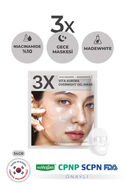 HAMEL 3X Vita Aurora Overnight Mask Yoğun Onarım Kolajen Gece Jel