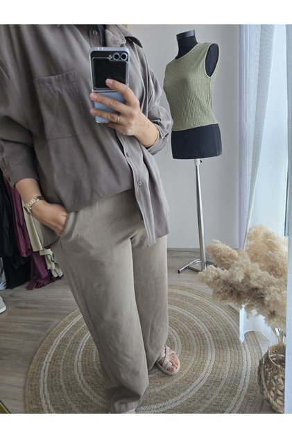 MY MAGAZİN - PANTOLON - KETEN - 2773
