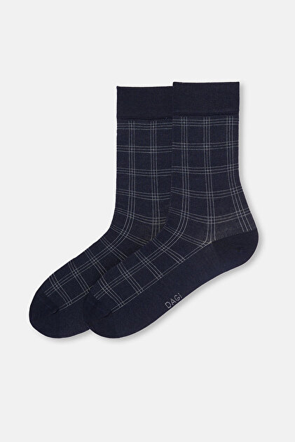 Navy Blue Men's Bamboo Socks