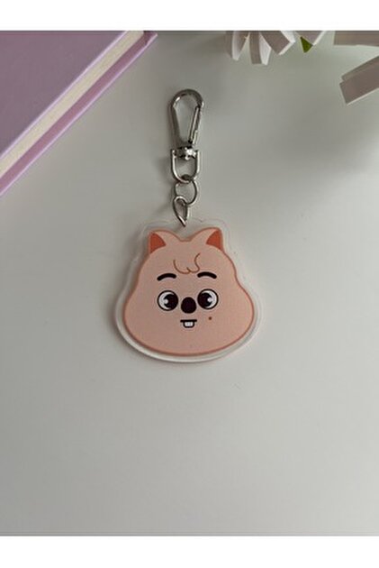 Hara Company Stray Kids Kpop Skzoo Wolf Chan (Bang Chan) Keychain