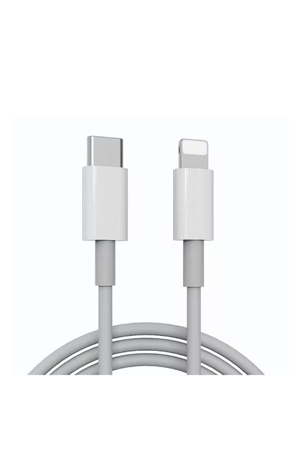 Cablu date si incarcare rapida SuperFastCharge 27W, PRESTIGE CHARGE®, pentru Apple Iphone 8, X, 11, 12, 13, 14 Pro & ProMax, Ipad, 9V3A, TPE, UsbC- Lightning, 2m, alb