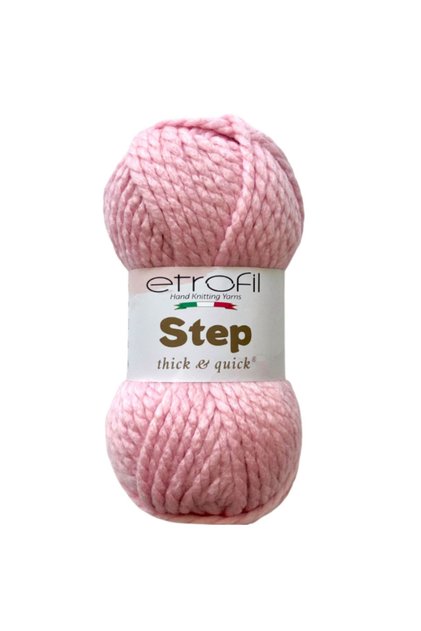 Step – 80% Acrylic 20% Wool, 100 g 250 m Soft Textured Hand Knitting Yarn-73029-1 Adet