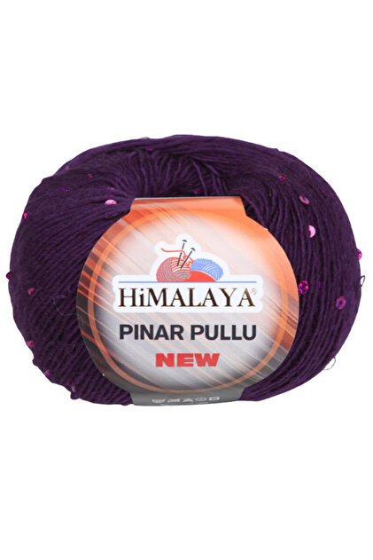 Pınar Pullu El Örgü İpi 100 gr 250 mt Simli Parlak Yumuşak Tüylenmez Akrilik