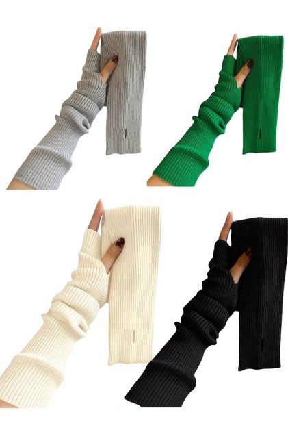 4 Pieces of Knitted Knitwear Sleeves