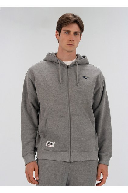 Heritage Champions Gray Zippered Unisex Sports Sweatshirt