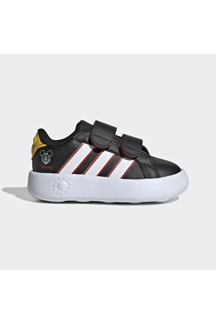 adidas x Disney Mickey Mouse Grand Court Unisex Çocuk Siyah Spor