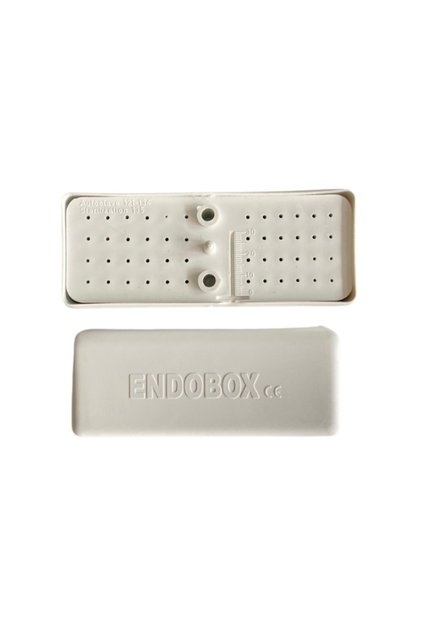 Endo Box 134 C derecede otoklavlanabilir Beyaz