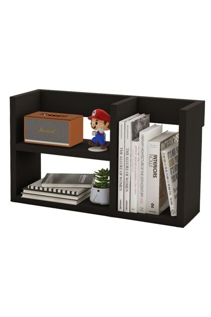 Office Bookcase Easy Accessibility, Ideal Storage Bookshelf for Home and Workplace - Black