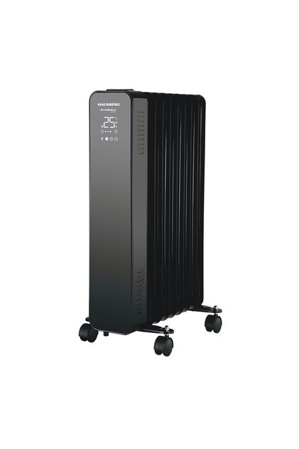 Цифров електрически нагревател с дистанционно управление HB-8950NG, 2000W, 9 елемента, 3 настройки, термостат, черен