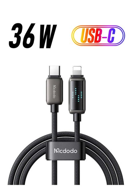 CA-2630 USB-C to Lightning Cable 36W LED Display 1.2m