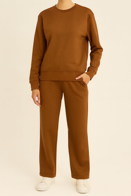 Bisikletyaka Sweat Baggy Pants Set, 2-Thread Combed Cotton Quality.