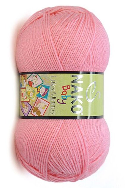 LÜKS MİNNOŞ 2244 Barby Pembe BEBE ÖRGÜ İPLİKLERİ Kalınlık (2) ÇOK İNCE