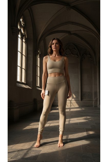 High Waist Recovery Sports Leggings – Stretchy, Breathable Fabric
