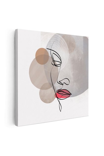 Boho minimalism portret femeie, maro, cod 1292