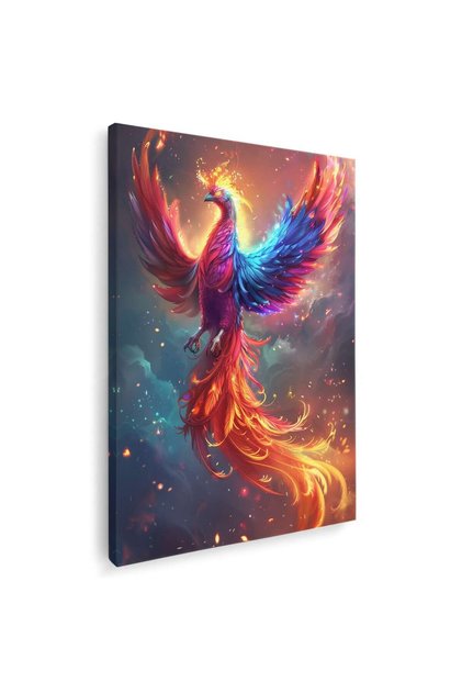 Pasarea Phoenix in flacari tablou, cod 5516