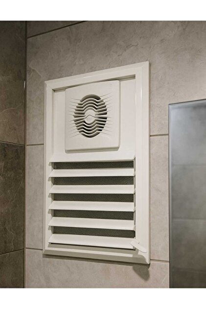 35*45 Alüminyum Banyo Aspiratörlü Motorlu Menfez