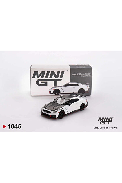 mini gt MGT01045 1/64 Nissan GT-R Nismo 2024 Brilliant White Pearl