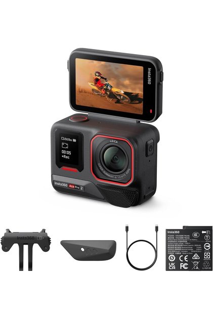 ACE PRO 2 | Dual Battery Bundle | Action Camera, Co-Engineered with Leica, 8K AI-Powered Ul