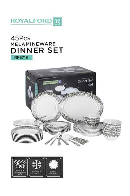 45 Pieces Melamine Ware Dinner Set