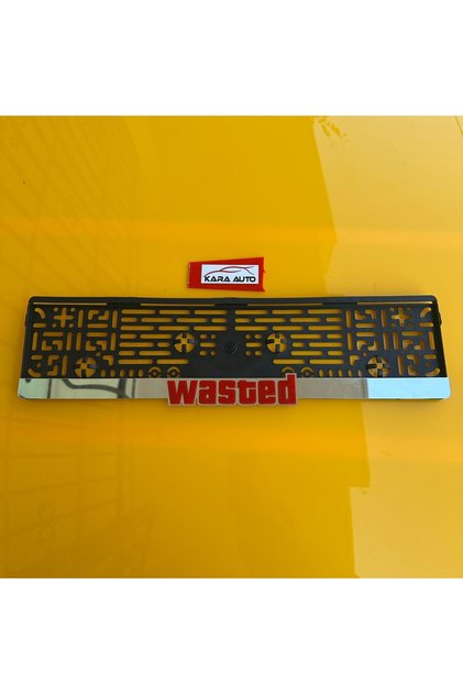 Wasted Araç Plakalığı 2 Adet Lazer Kesim Pleksi