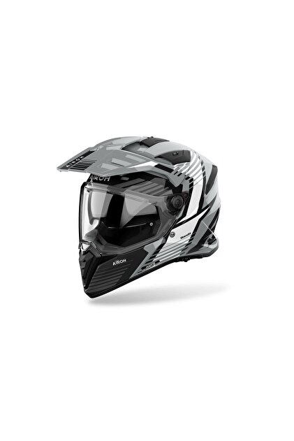 Bandıt Spıcy Grey Parlak Motosiklet Kaskı