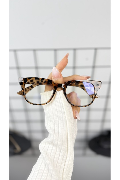 Kare 52 Ekartman Bone Transparent Women Men Unisex Blue Light Protection Screen Glasses Eyewear