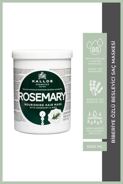 Kallos Kjmn Nourishing Hair Mask with Rosemary Extract 1000ml