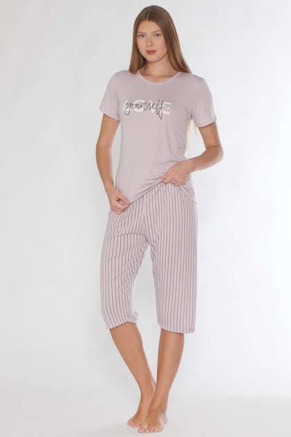Capri Short Sleeve Pajama Set 770-02