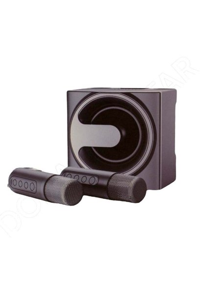 -207 Portable Bluetooth Speaker with 2 Microphones Wireless Black