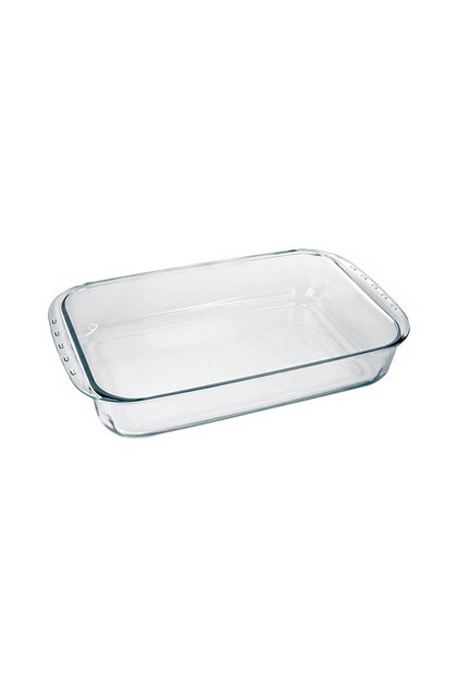 Medium Deep Rectangular Glass Roaster 3.7L – Extra Deep Heat-Resistant, Transparent