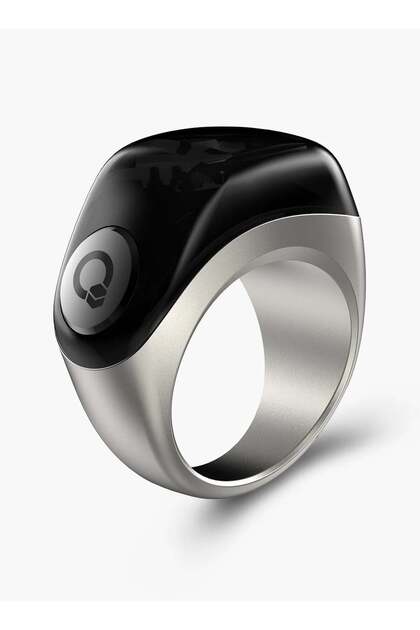 Waves Digital Counter Tasbeeh 3 Size Compatible SMART Zikr Plastic Ring White