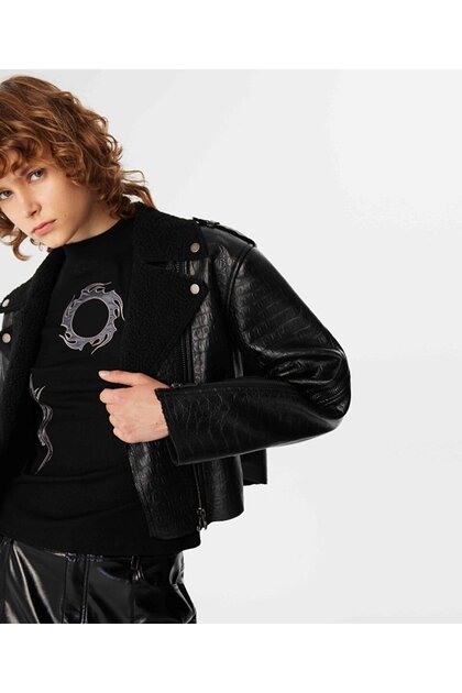 Twist TİMSA DERİSİ GÖRÜNÜMLÜ BIKER MONT - Fiyatı, Yorumları