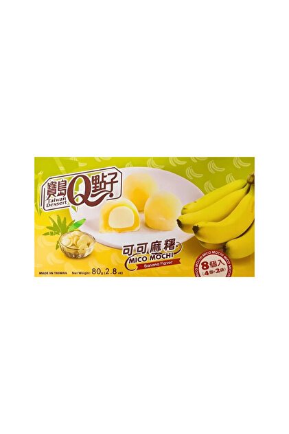 TAIWAN DESSERT Mico Mochi - Banana Flavor 80g - Fiyatı, Yorumları