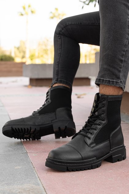 Maxwelly Guaranteed Postal Lace-Up Comfortable Lightweight Sole Men's Boots