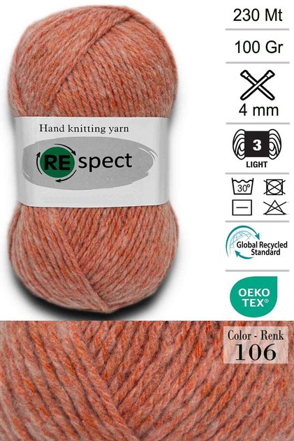 100Gr-230Mt Soft Acrylic Wool- Baby Yarn- 106