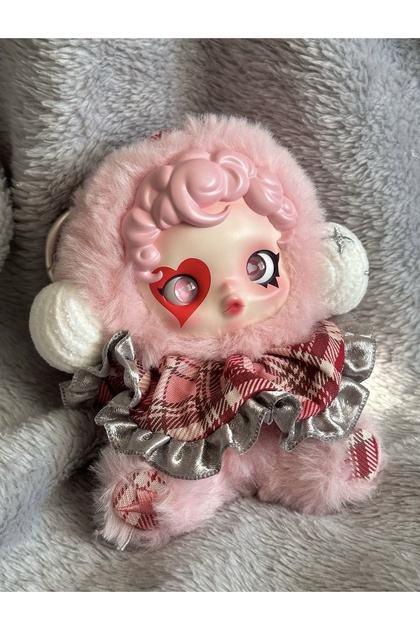 tinyshop kids store Skullpanda winter symphony çanta charmı peluş