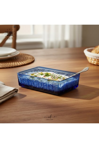 Crystal Decor Baton Presentation Bowl / Cookie Bowl 24cm