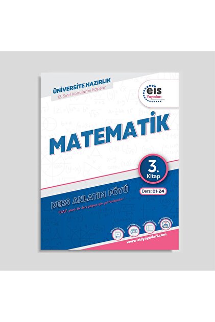 YKS - Mavi Set - DAF - Matematik 3.Kitap /