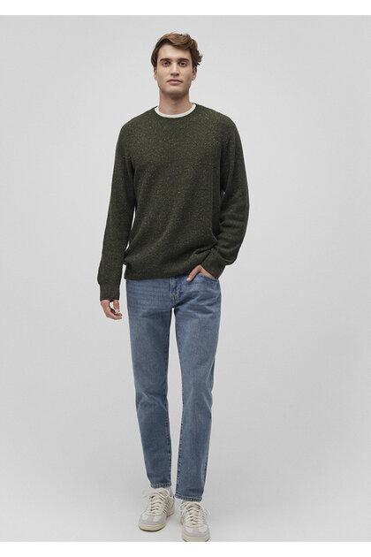 Mavi Yün Karışımlı Yeşil Kazak Slim Fit / Dar Kesim 0710198-71577