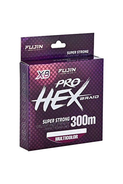 Fujin Pro Hex 8X 300Mt. Multicolor İp Misina - Fiyatı, Yorumları