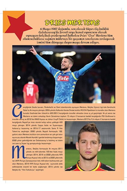 MAXİ Drıes Mertens Poster ve Sticker Albümü 011 - Fiyatı, Yorumları