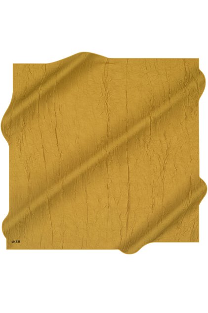 Sarı 100X100 Kraş Eşarp