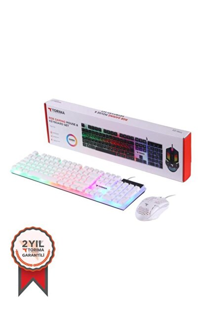 Torima Oyuncu Rgb Işıklı Kablolu Q Klavye Ve Mouse Seti TMK-03