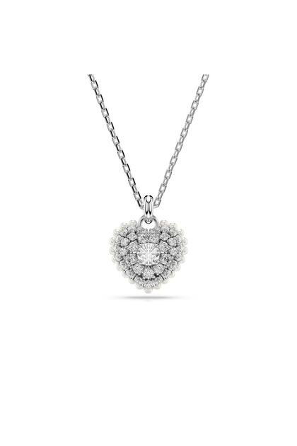 5684386 Swarovski Necklace Hyperbola:Pend Hrt White/Rhs
